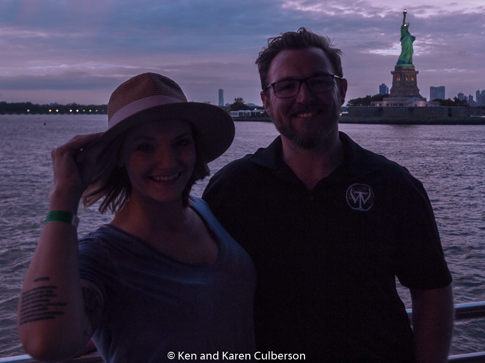 Chelsea, Seth, and Lady Liberty